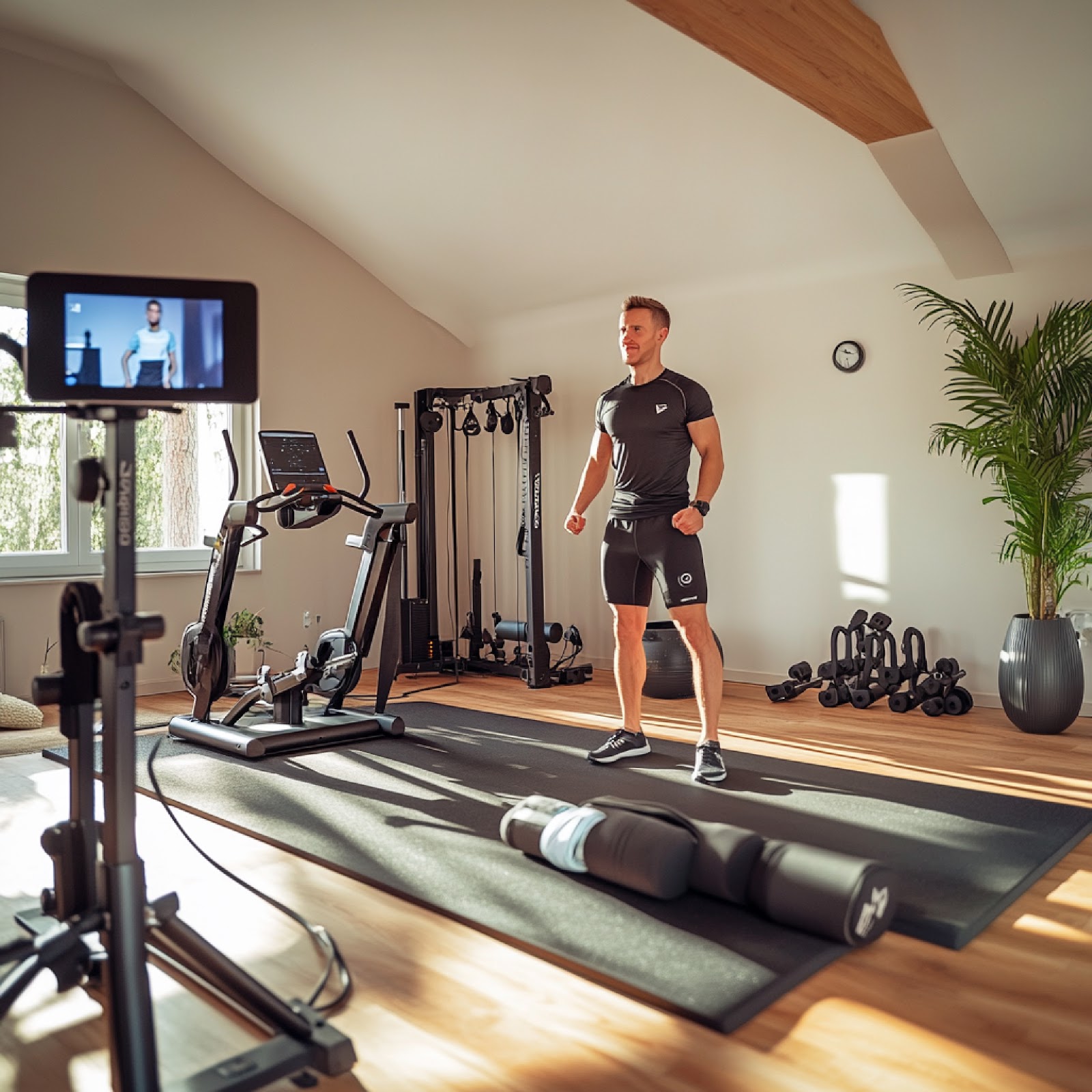 Quais equipamentos fitness ajudam a montar uma academia em espaços pequenos?
